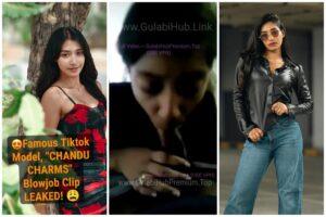 Chandu Charms Famous Tiktok Model Blowjob Clip LEAKED