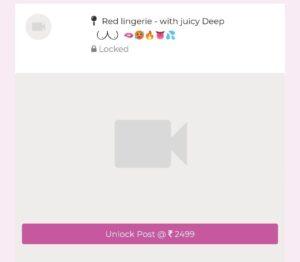 Shanaya Katiyan Famous Insta Celeb New Red Lingerie 3Krs Worth Of Video
