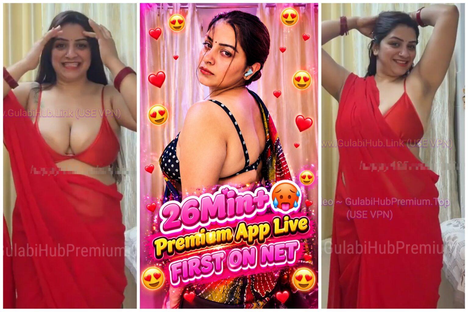 Vandana Pathak Full Exclusive Premium Live IN SAREE RAAMD