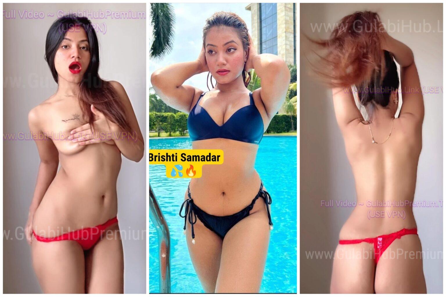 Brishti Sammaddar Exclusive Premium Video, SUPER HOT RAAND TEASING TOPLESS
