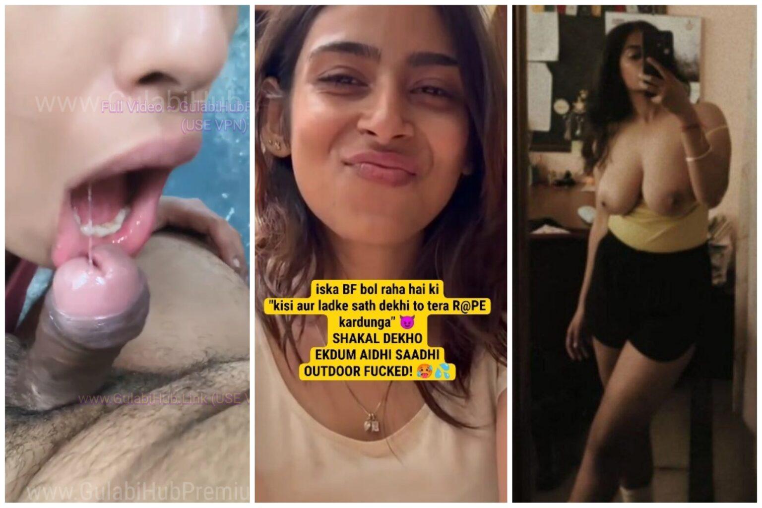 Her Bf Saying “Kisi Aur Ke Sath Dikhi To, R@p€ Kardunga” And End Up Fucking In Outdoors EXCLUSIVE